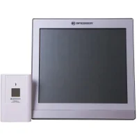 Weather Station (Wall Clock) Bresser Temeotrend JC LCD with Radio Control