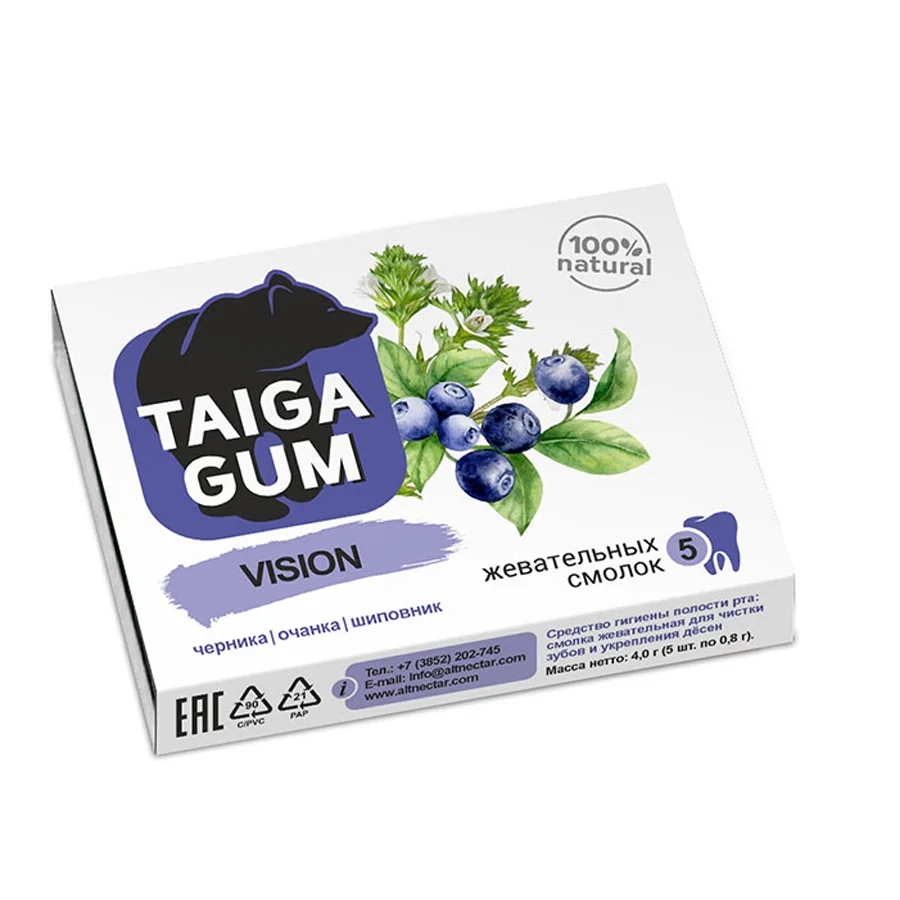 Жевательная смолка Taiga Gum Vision