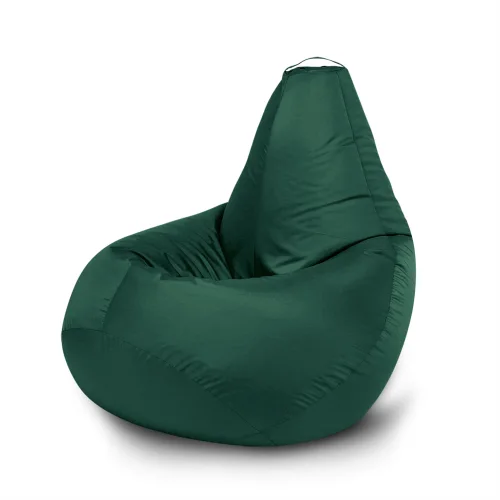 Bag chair "pear", Standard size, oxford, dark green b_024