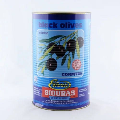 Halkidiki olives black with a stone 