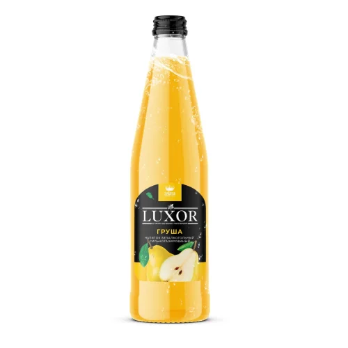 Soft drink, lemonade, "Pear" LUXOR, glass, 12 pcs. 0.5 l