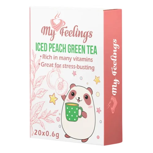 Экстракт китайского зелёного чая с персиком Eternity растворимый, 12 грамм (20 стиков х 0,6 грамм)