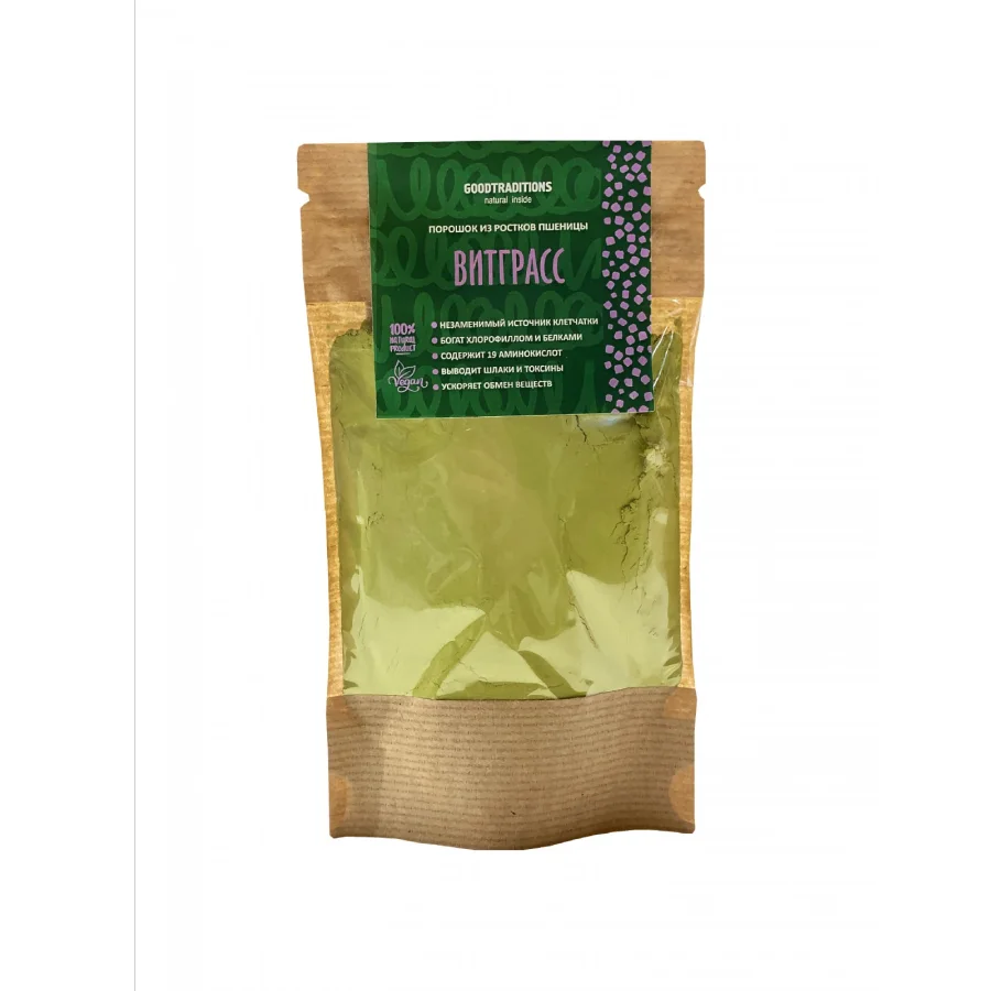 Powder from wheat sprouts "Vitgrass", Kraft 50g