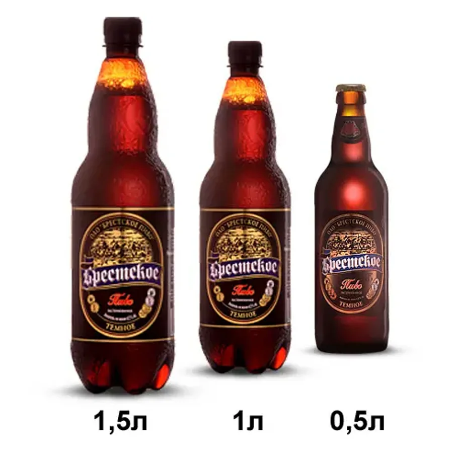 Пиво Брестское 1,5 л (6 шт ПЭТ)/ Брестское пиво Беларусь