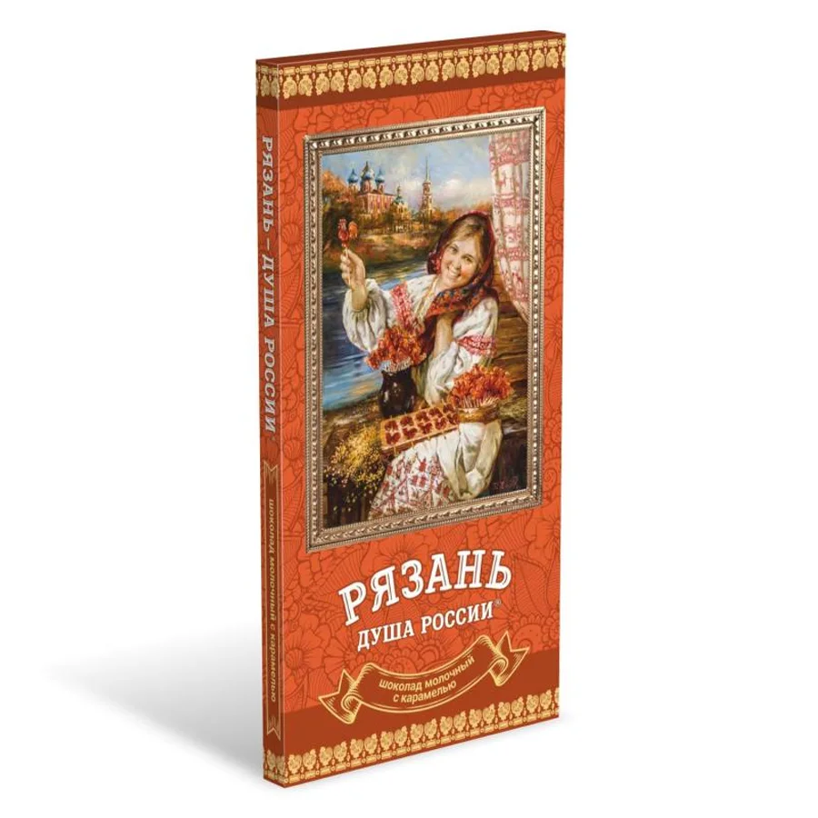 Шоколад молочный с карамелью Рязань-Душа России