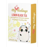 Экстракт китайского чёрного чая с лимоном Eternity растворимый, 12 грамм (20 стиков х 0,6 грамм)