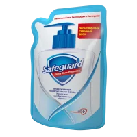 Антибактериальное жидкое мыло Safeguard Классическое ослепительно белое экономичный сменный блок 375мл.