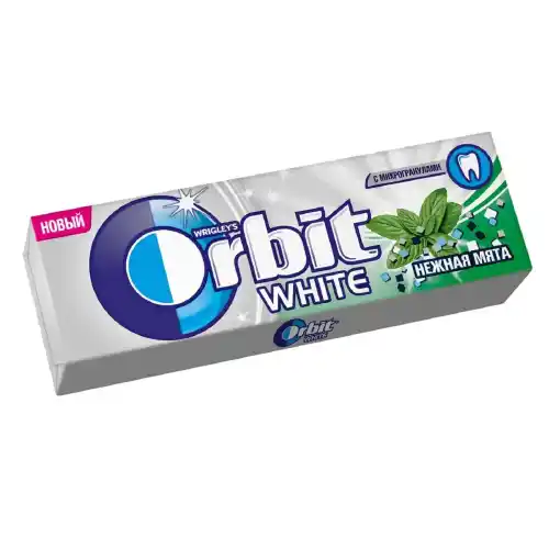 Chewing gum Delicate mint Orbit Snow-white, 13.6g Buy for 0 roubles  wholesale, cheap - B2BTRADE