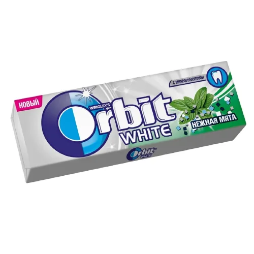Chewing gum Delicate mint Orbit Snow-white, 13.6g