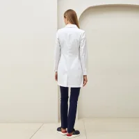 Medical Shortened One-button Robe with Long Sleeves