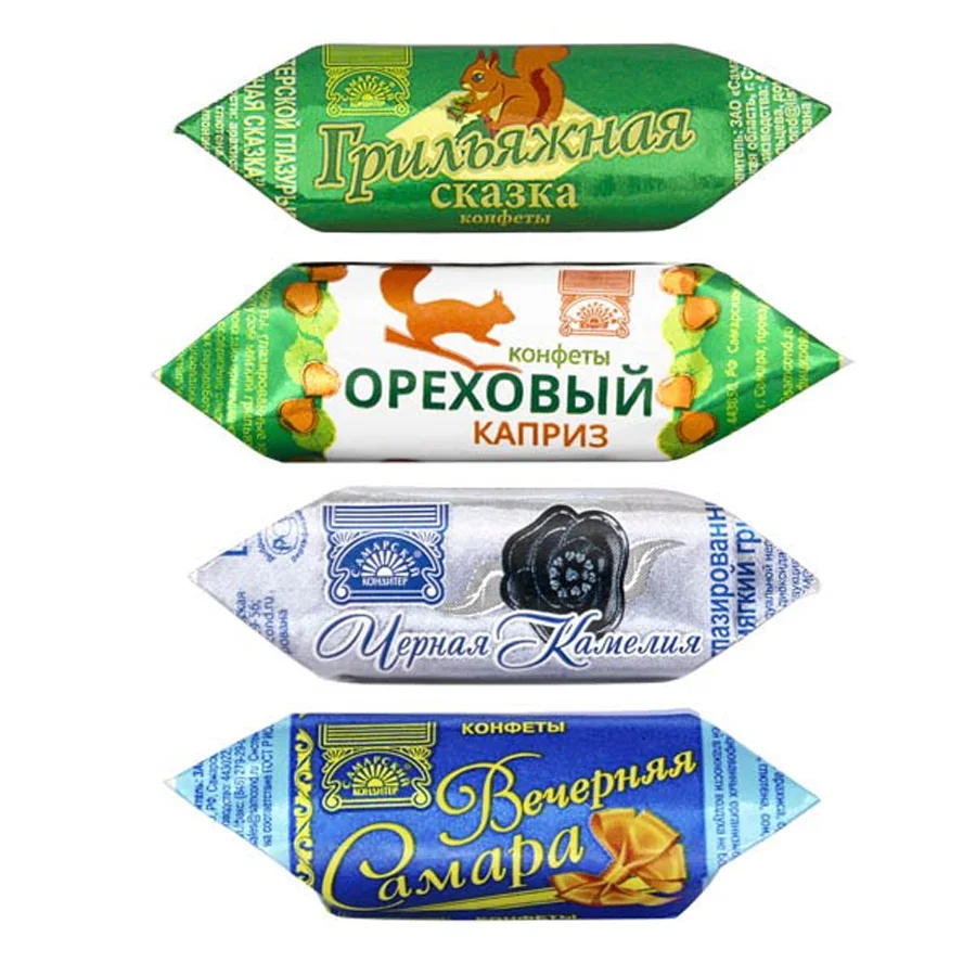 Грильяжные конфеты Ореховое ассорти