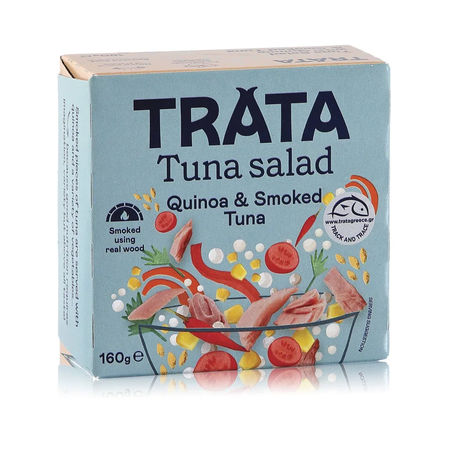 Smoked tuna salad with quinoa, TRATA 160g