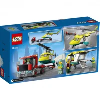 Конструктор LEGO City Грузовик для спасательного вертолёта, 58 дет., 60343