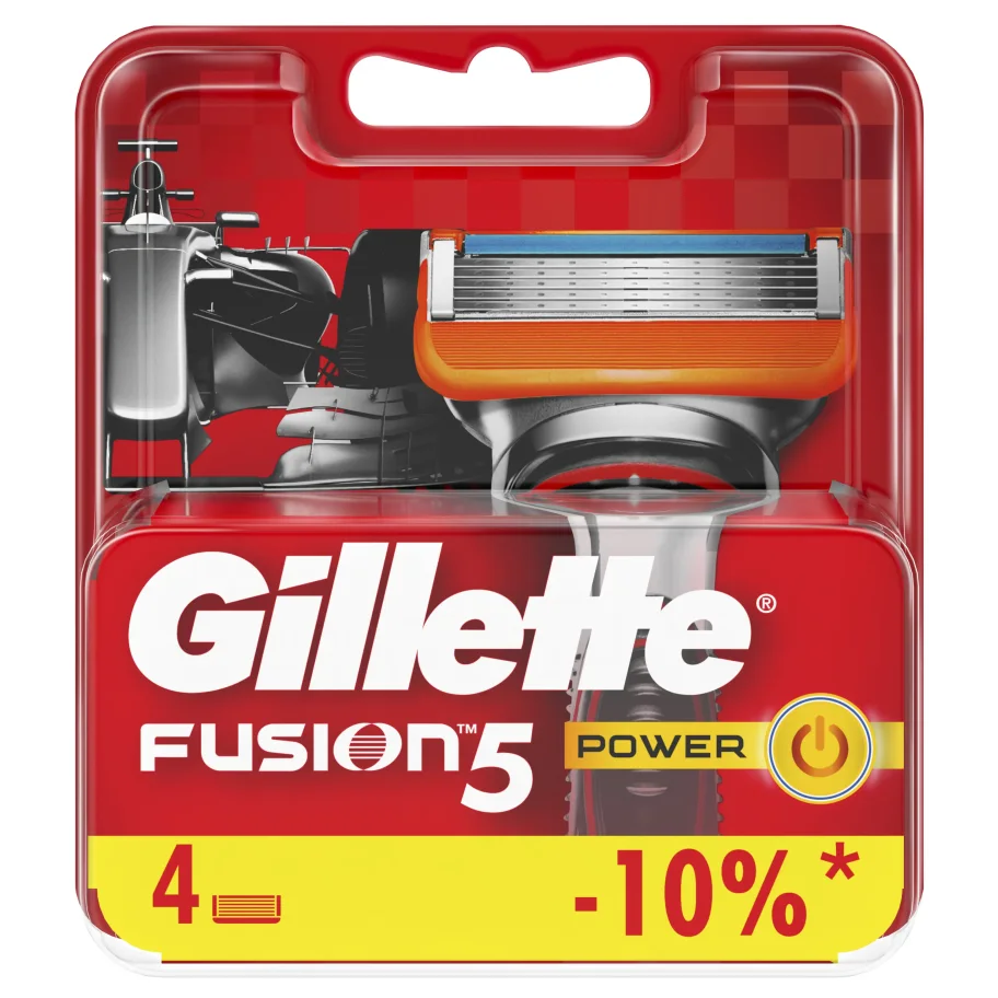 Сменные кассеты Gillette Fusion5 Power 4 шт.