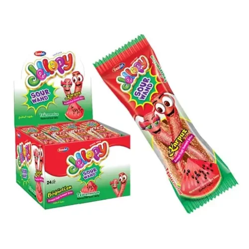 Jellopy Sour Wand Candy Chewing Marmalade Watermelon