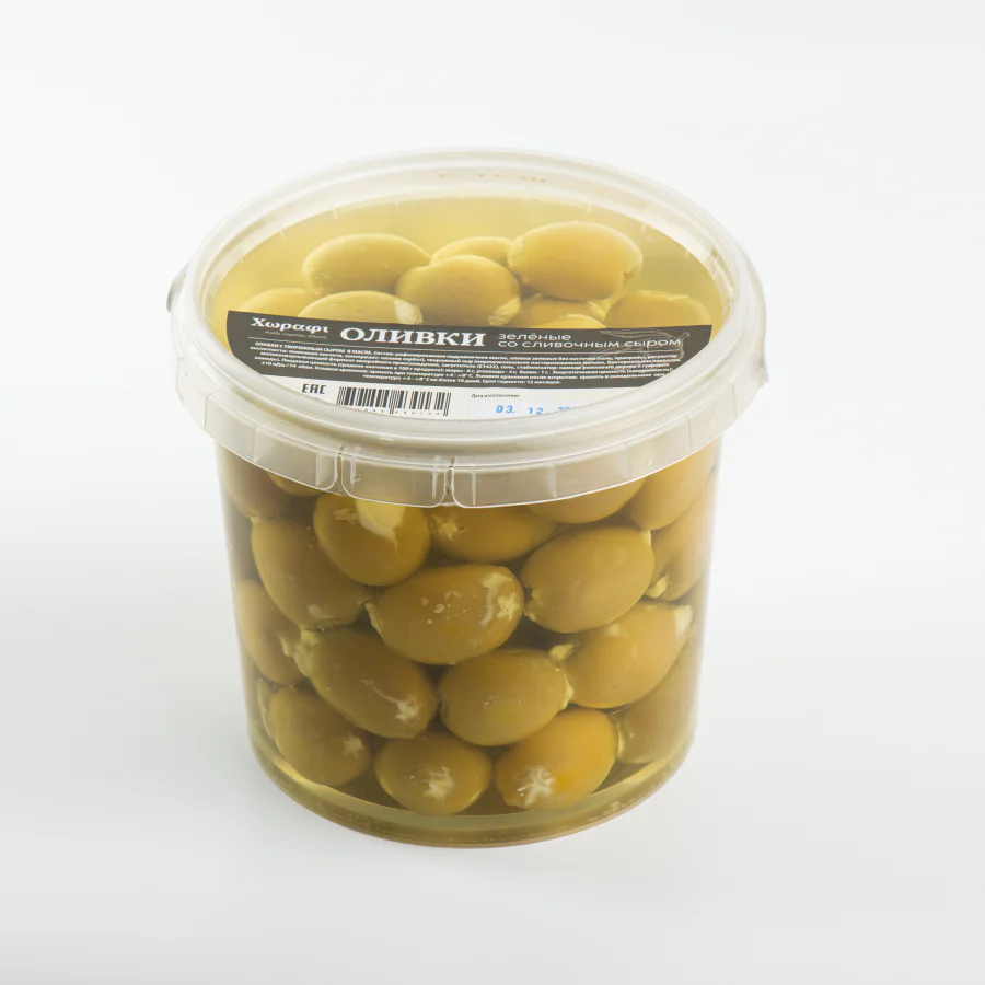 Оливки фаршированные сыром 600 г