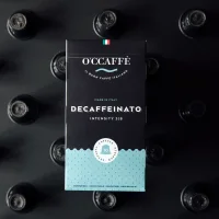 Coffee capsules, decaffeinated O'CCAFFE Decaffeinato for the Nespresso system, 10 pcs (Italy) 