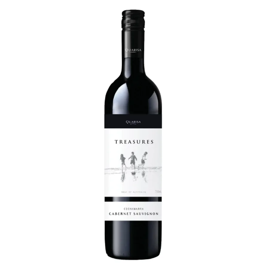 Wine of protected designation of origin dry red Cabernet Sauvignon aged, Kunavorra region. Trademark TREASURES 2015 14.5% 0.75