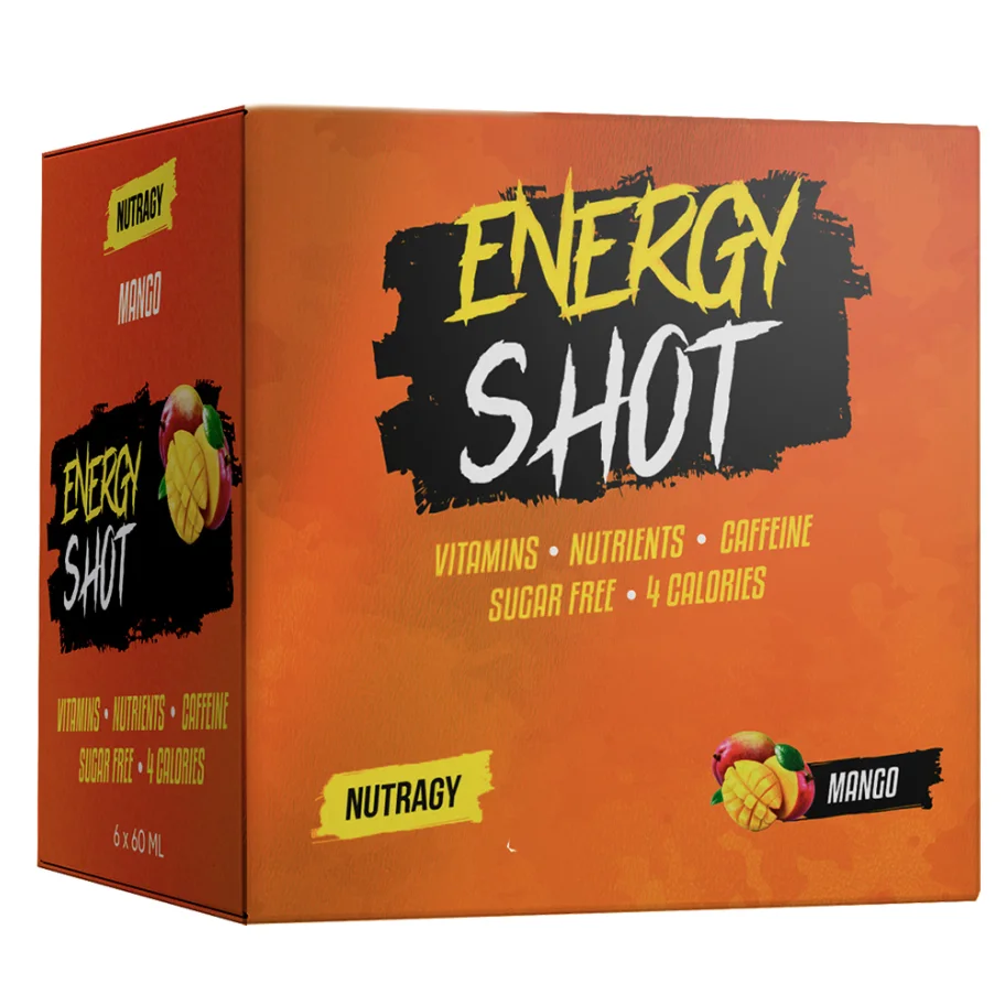 Nutragy Energy Shot Mango Energy Drink - 4 hours of energy