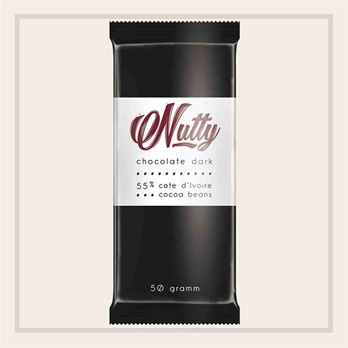 Dark chocolate "Nutty" 50 g