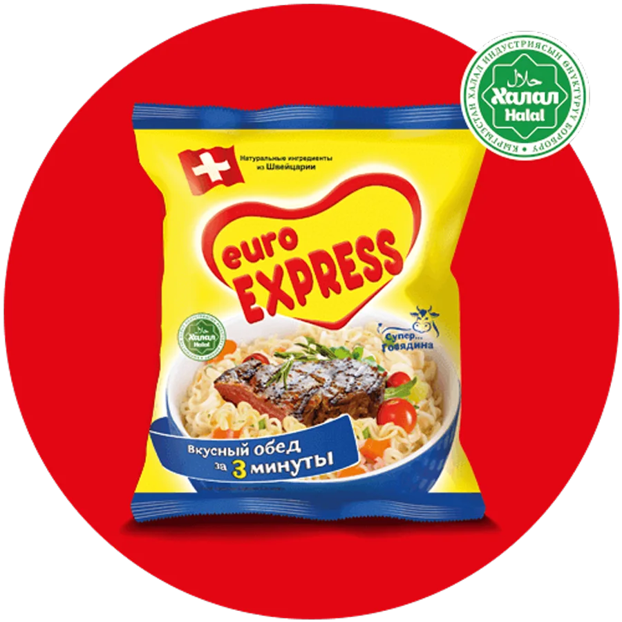 Noodle «Euro Express« with beef
