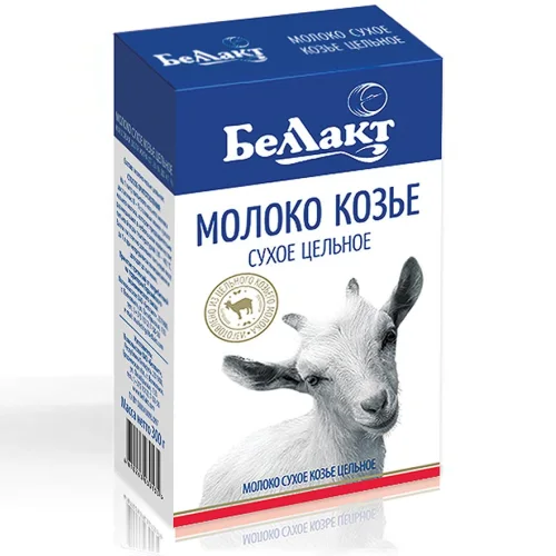 Whole goat's milk powder "Bellact" carton pack 400 g