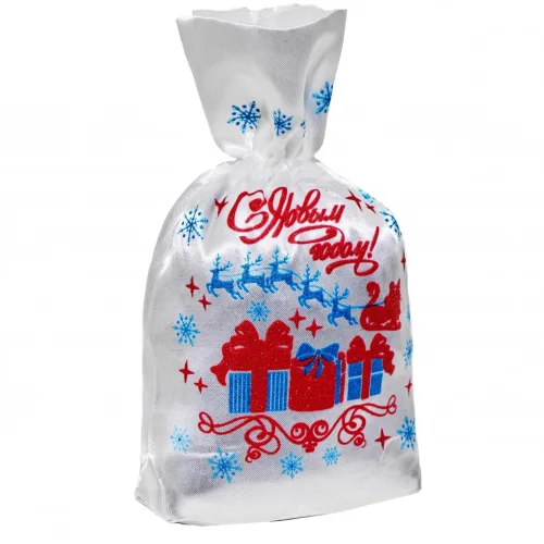New Year's gift bag White Atlas