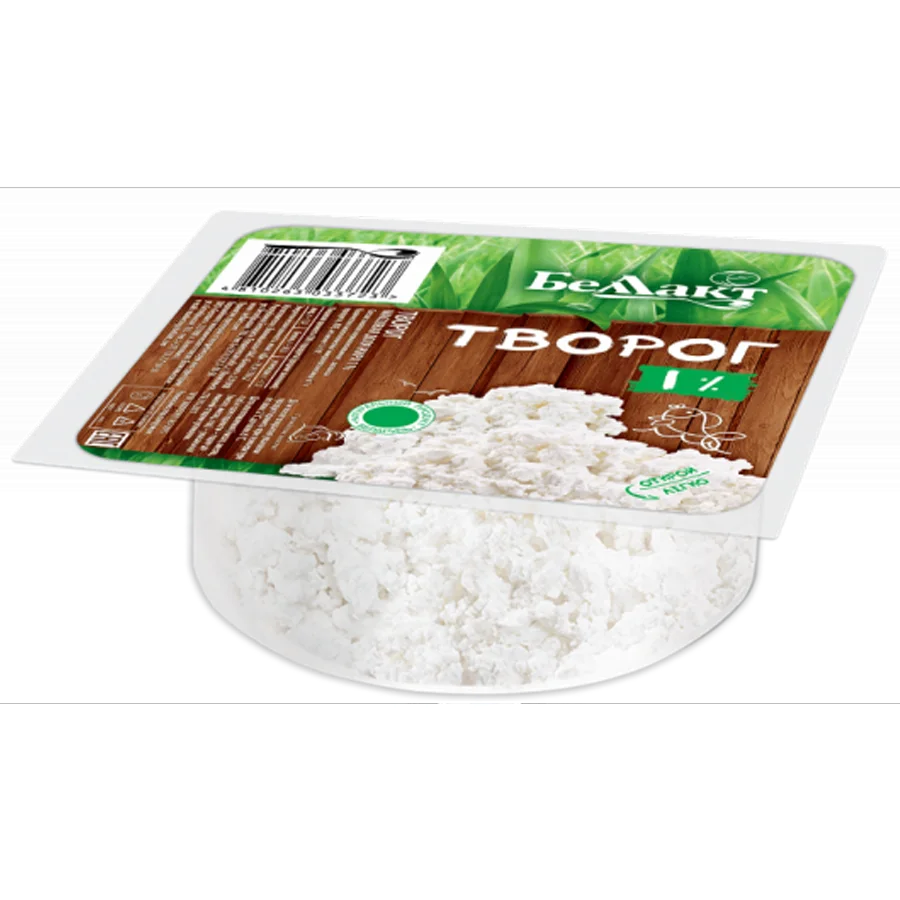 Cottage cheese "Bellakt" 1.0% in a bucket of 5 kg