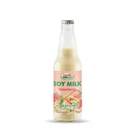 Соевое молоко Nawon с фруктовым вкусом в стеклянной бутылке 300 мл OEM ODM