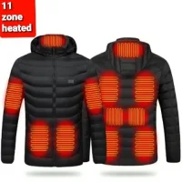 11 zone infrared heated winter Unisex jacket.