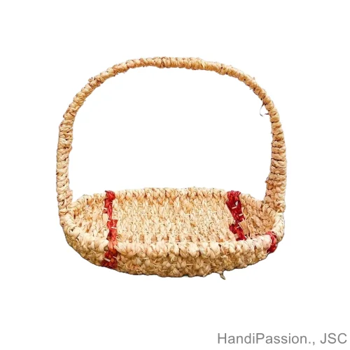 Corn Husk Basket, Gift Basket, Handmade Storage Basket, Vietnam Handicraft