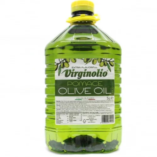  Olive oil from raffin pomace. VIRGINOLIO pomace 5l./2pcs, pet/used.
