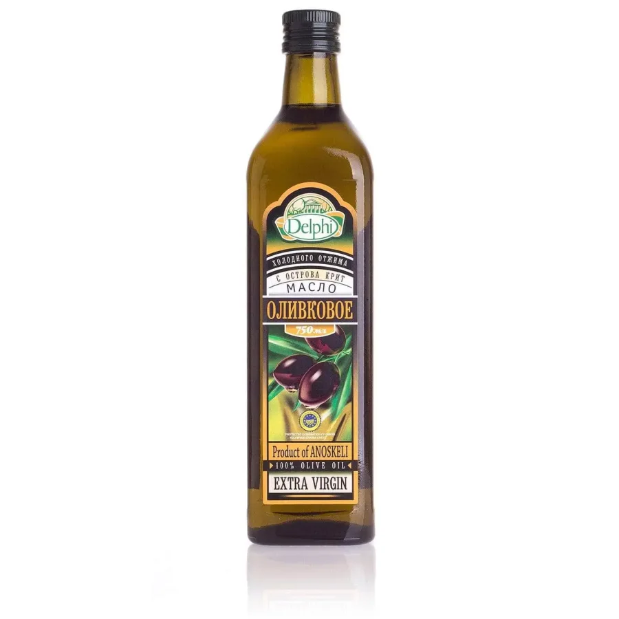 Оливковое масло с Крита Delphi, 0,75л