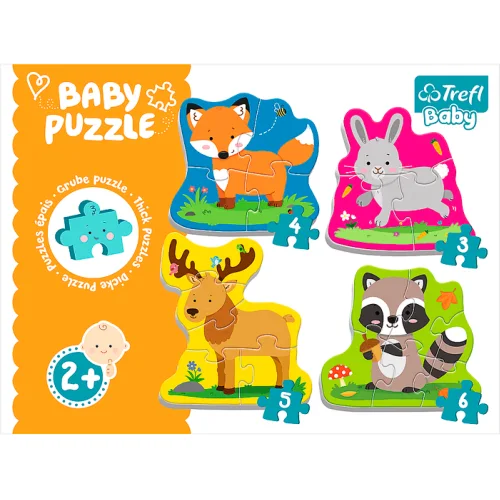 Forest Animals Baby Classic Puzzle Trefl 36077 