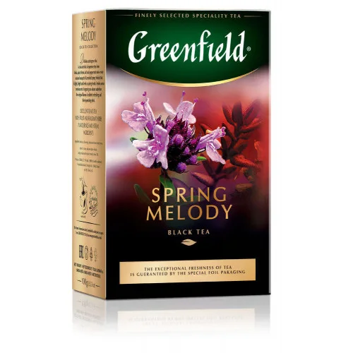 Гринфилд Spring Melody черный с ароматом фруктов