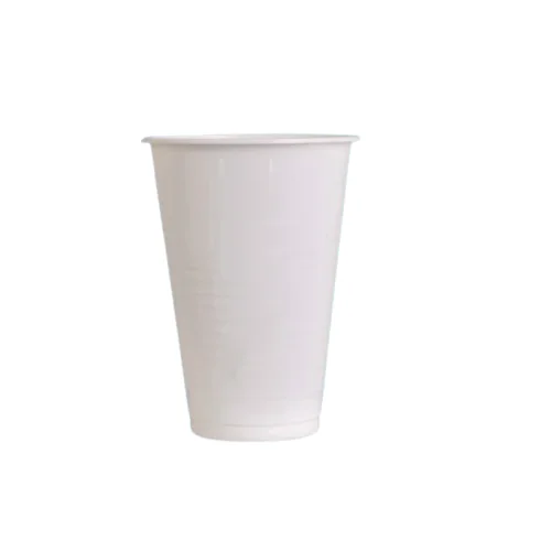 Plastic disposable cups white