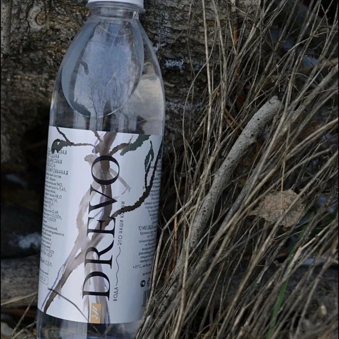 Вода питьевая природная родниковая "DREVO"