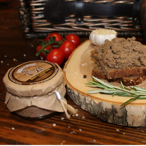Pate from the liver of a deer with apples «Forest Sloboda»
