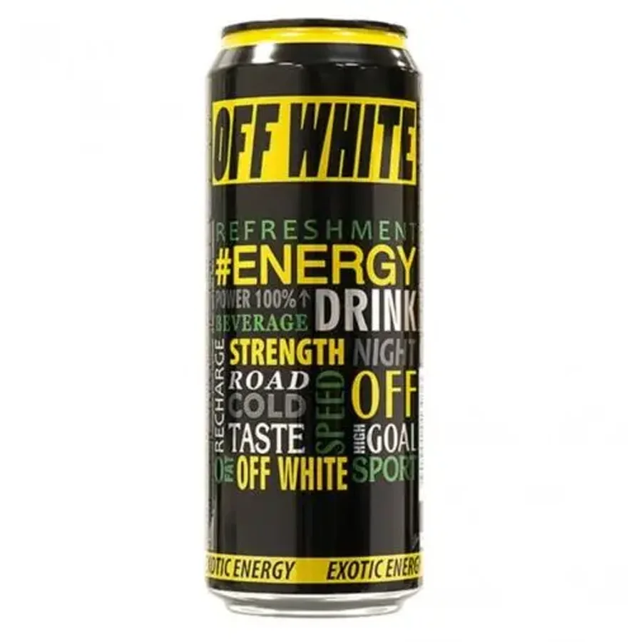 Energy drink OFF White Exotic