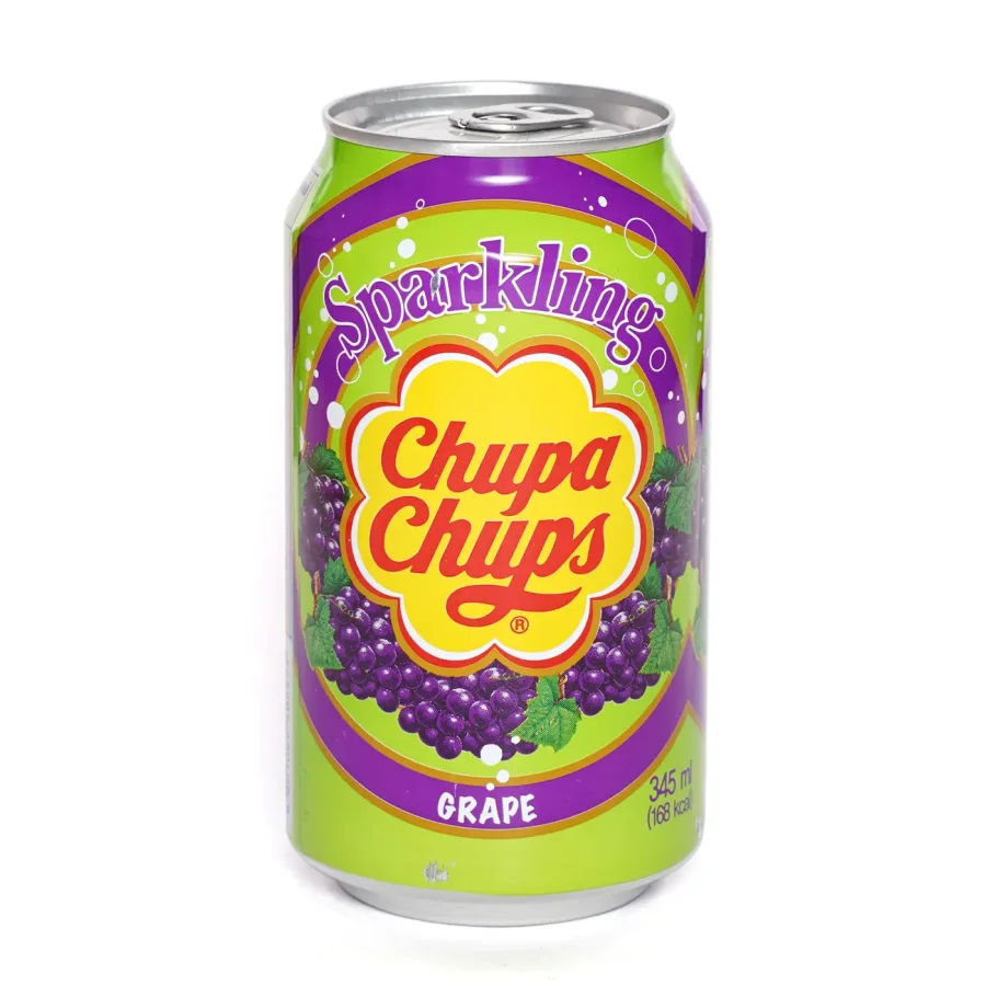 Drink carbonated chupus grapes