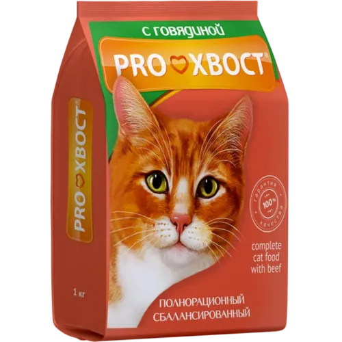 Scoundrel, Dry cat food with beef, 1.0 kg.
