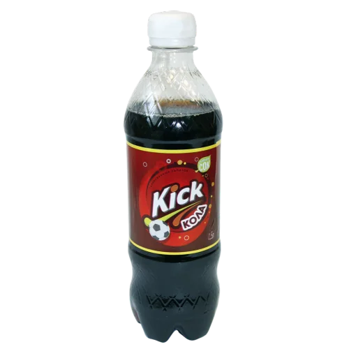 Kick carbonated water Cola 0.5l contains juice