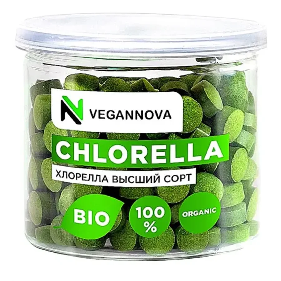 Chlorella organic in top quality tablets