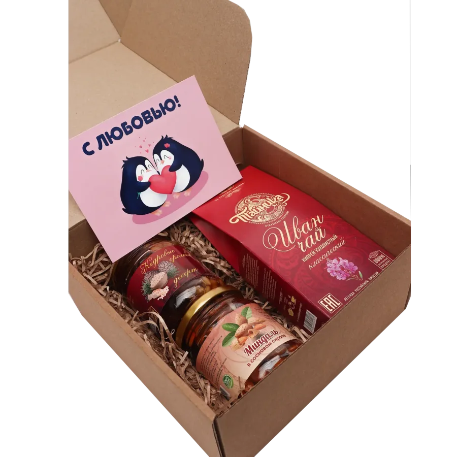 Gift set «With love!» We are penguins! «