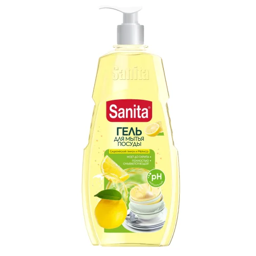SANITA Lemon dishwashing detergent, 1kg