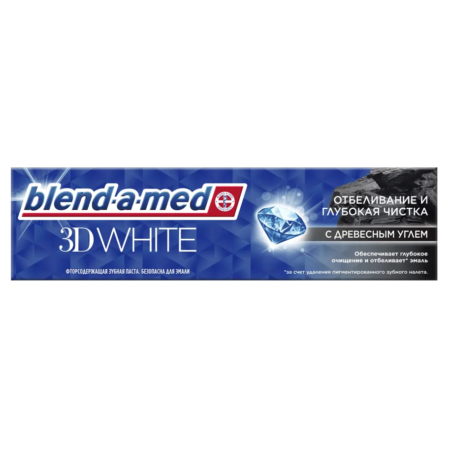 Toothpaste Blend-A-Med 3D White Deep cleaning with charcoal