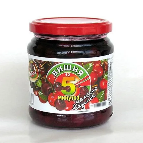 Cherry-five-minute jam
