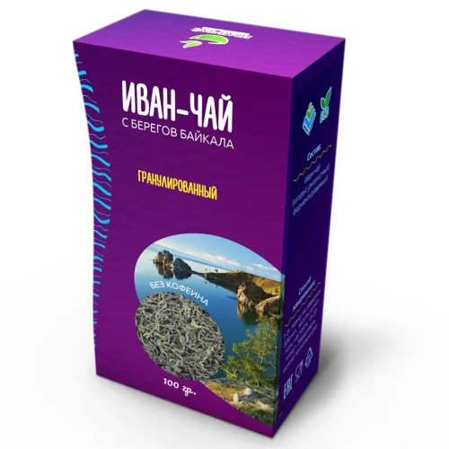Иван-чай с берегов Байкала гранулированный без добавок 100 гр