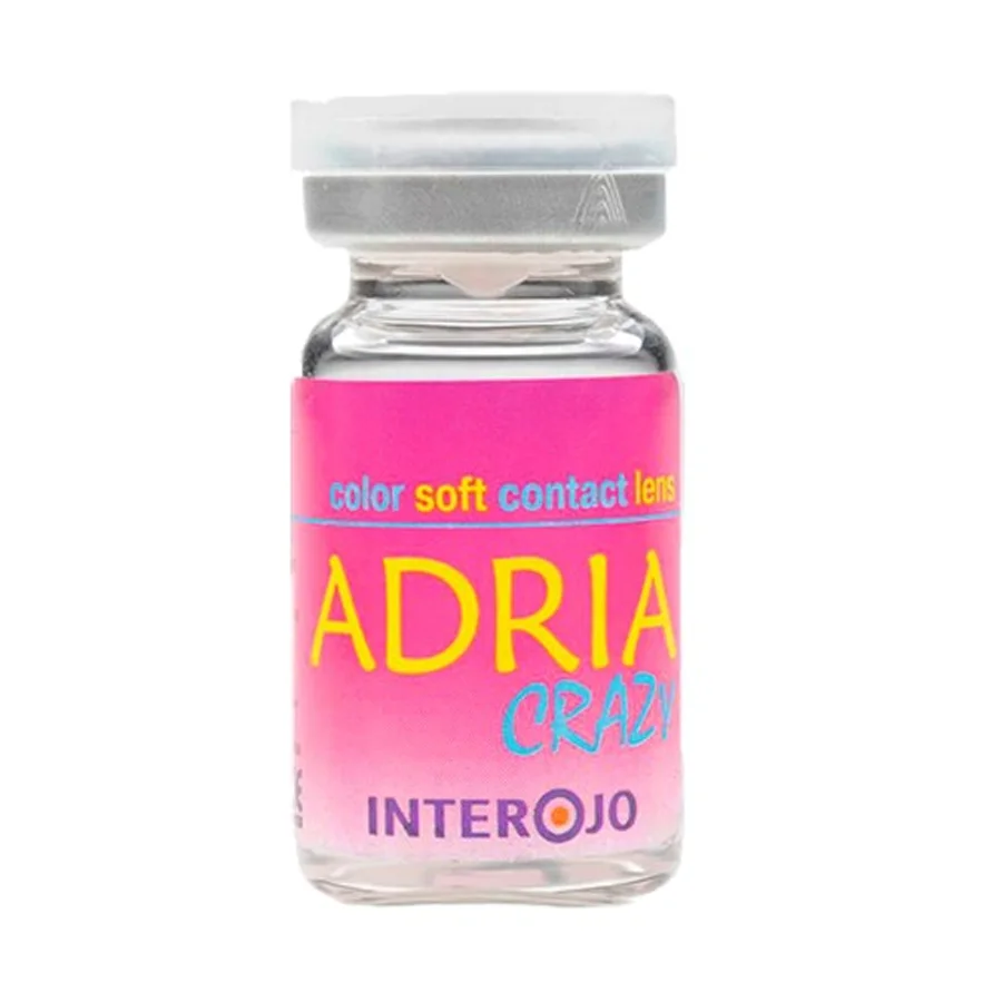 Цветные линзы с декоративными узорами Adria Crazy (vial)