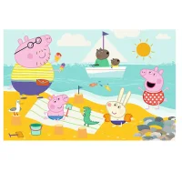 Happy Peppa Pig Day SUPER MAXI Double Sided Puzzle Trefl 41010